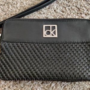 Black Calvin Klein Wristlet